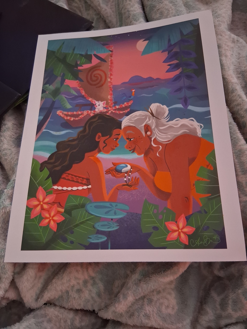 Disney Artist Moana Print
